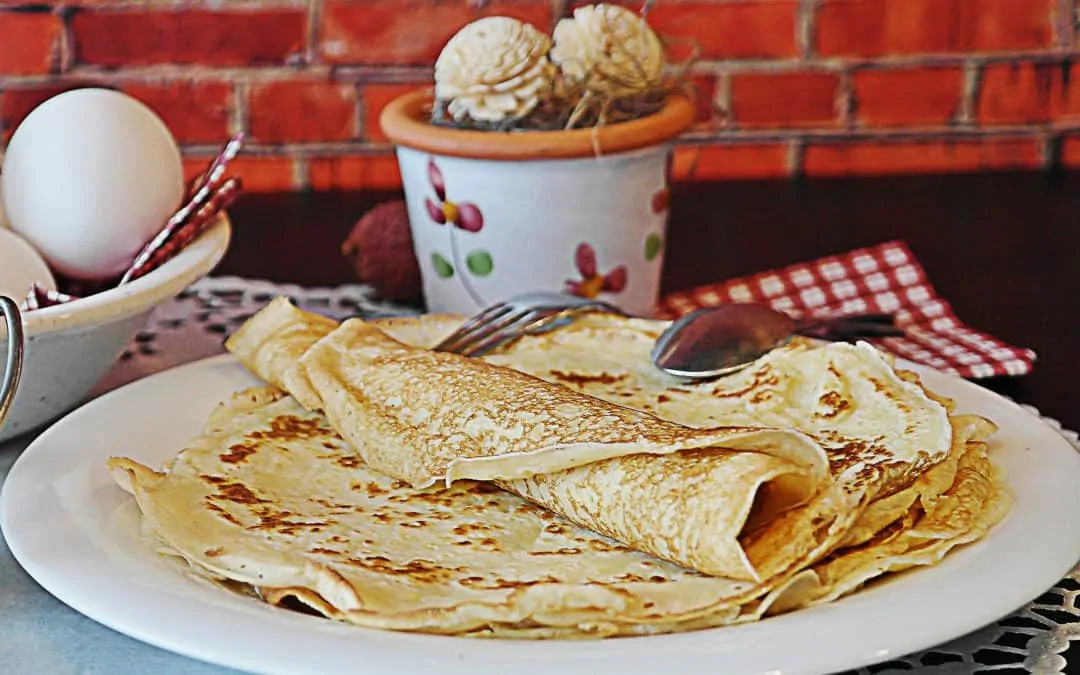 Recette de crêpes légères aux insectes