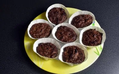 Muffins à la patate douce et au chocolat